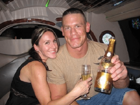 John Cena was married to Elizabeth Huberdeau in the past.